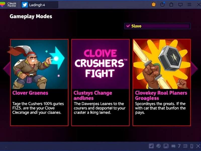 Three exciting gameplay modes in Clove Crushers Fight Clove Crushers Fight Gameplay Modes